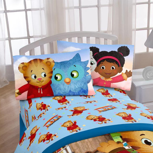Disney Daniel Tiger Treehouse Pals 3 Piece Toddler Bedding Set